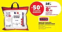 Super U Oreiller douceur extreme 60x60cm ferme offre