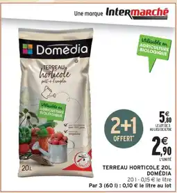 Intermarché Contact DOMÉDIA Terreau horticole offre