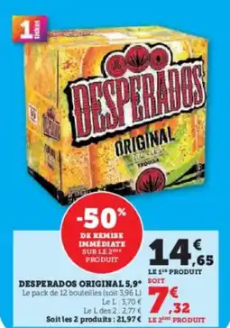 Hyper U Desperados original 5,9 offre