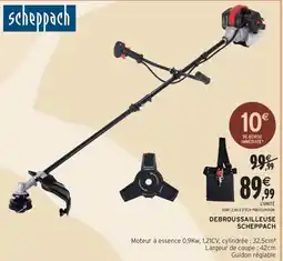 Intermarché Contact SCHEPPACH Debroussailleuse offre