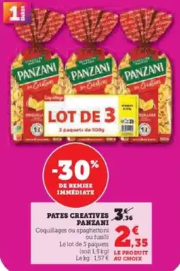 Hyper U Pates creatives 6 panzani offre