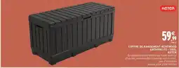 Intermarché Contact KETER Coffre de rangement kentwood anthracite offre