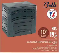 Intermarché Contact BELLI Composteur compost'éco offre