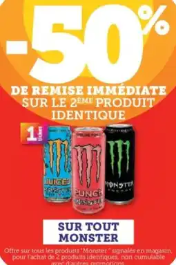 Hyper U SUR TOUT MONSTER offre