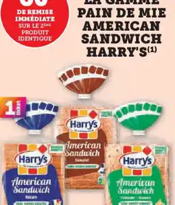 Hyper U Sur la gamme pain de mie american sandwich harry's offre