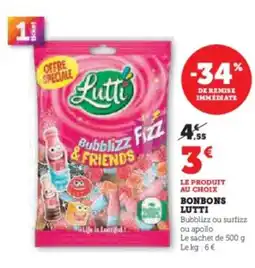 Hyper U Bonbons lutti offre