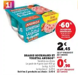 Hyper U Brasse gourmand vegetal andros offre