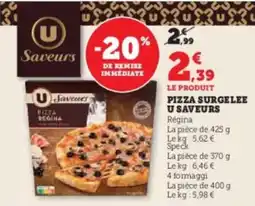 Hyper U Pizza surgelee u saveurs offre