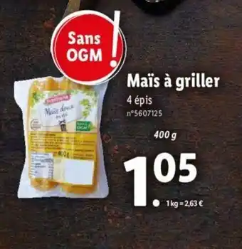 Maïs à griller
