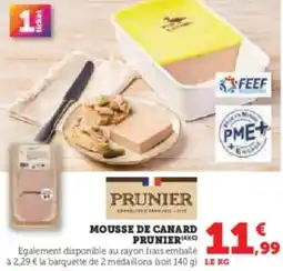 Hyper U Mousse de canard prunier offre