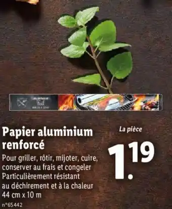 Lidl Papier aluminium renforcé offre
