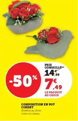 Hyper U Composition en pot offre