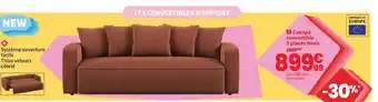 Conforama Canapé convertible 3 places Noah offre