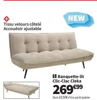 Conforama Banquette-lit Clic-Clac Cleka offre
