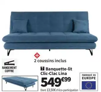 Conforama Banquette-lit clic-clac lina offre
