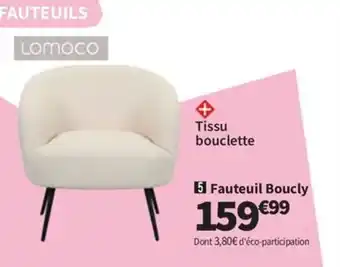 Conforama Fauteuil Boucly offre