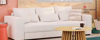 Conforama Canapé convertible 3 places Cosy offre