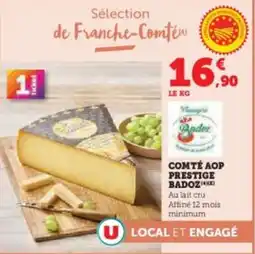 Hyper U Comté aop prestige badoz offre