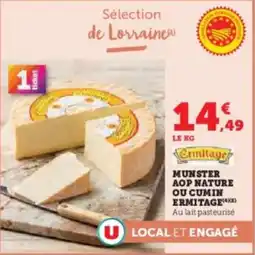 Hyper U Munster aop nature ou cumin ermitage offre