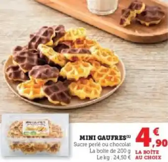 Hyper U Mini gaufres offre