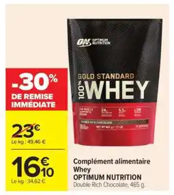 Carrefour Complément alimentaire Whey offre
