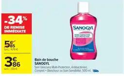 Carrefour Market Bain de bouche SANOGYL offre