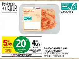 Intermarché Intermarché Gambas Cuites ASC offre