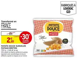 Intermarché PAYSAN BRETON PATATE DOUCE SURGELÉE offre