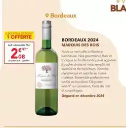 METRO Marquis des bois - bordeaux 2024 offre