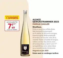 METRO Gewurztraminer - 2023 famille hauller offre