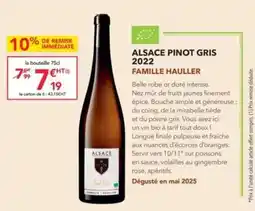 METRO Hauller - alsace pinot gris 2022 offre