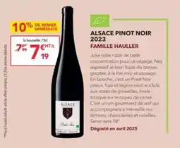 METRO Hauller - alsace pinot noir 2023 offre