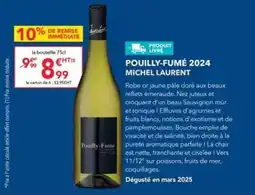 METRO Bien - pouilly-fumé 2024 michel laurent offre