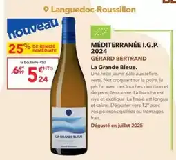 METRO Méditerranée i.g.p. 2024 gérard bertrand offre