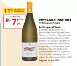 METRO Ogier - côtes-du-rhône 2024 offre