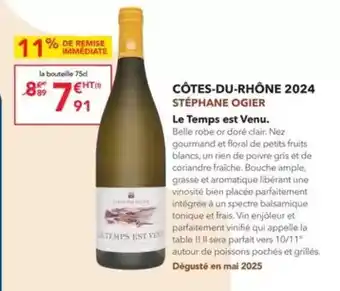 METRO Ogier - côtes-du-rhône 2024 offre