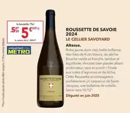 METRO Metro - roussette de savoie 2024 offre