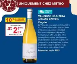 METRO Metro - vaucluse i.g.p. 2024 offre
