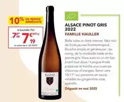 METRO Hauller - alsace pinot gris 2022 offre