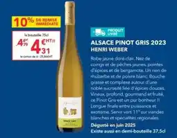 METRO Weber - alsace pinot gris 2023 henri offre