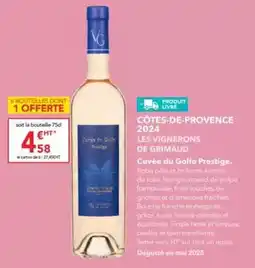 METRO Carrefour - cuvée du golfe prestige offre
