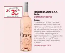 METRO Domaine tropez - méditerranée i.g.p. 2024 offre