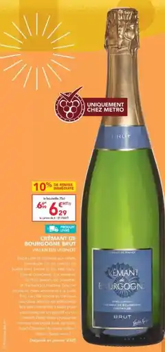 METRO Reflets de france - bourgogne brut offre