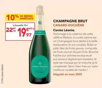 METRO Canard-duchene - champagne brut cuvée léonie offre