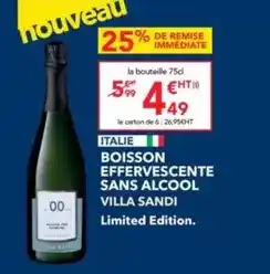 METRO Boisson effervescente sans alcool offre