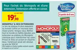Intermarché Hasbro Gaming Monopoly & ses extensions offre