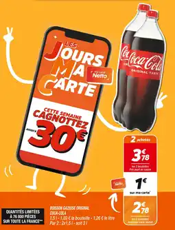 Netto Coca-Cola Boisson gazeuse Original offre