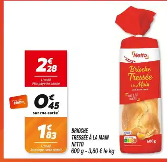 Netto Netto Brioche Tressée à la Main offre