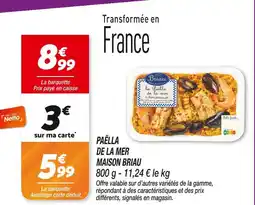 Netto Maison Briau Paëlla de la mer offre