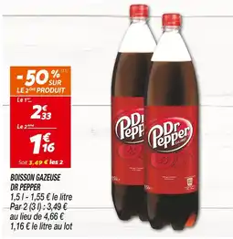 Netto Dr Pepper Boisson gazeuse offre